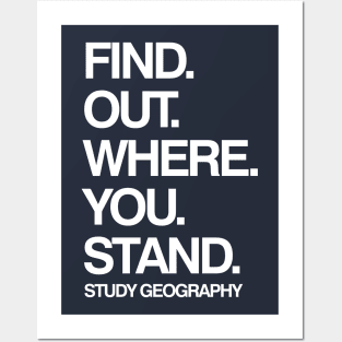 Study Geography Funny School Subject Posters and Art